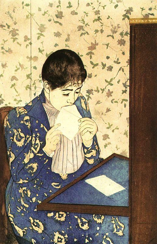 Mary Cassatt The Letter Germany oil painting art